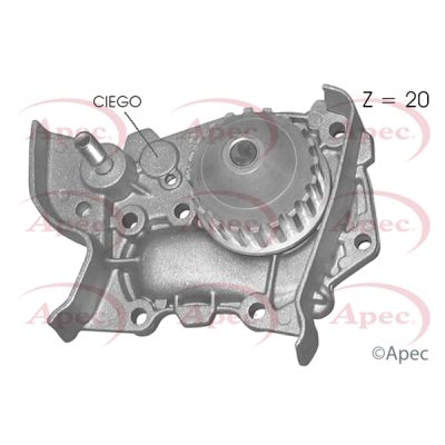Apec AWP1442 Water Pump, engine cooling - 1
