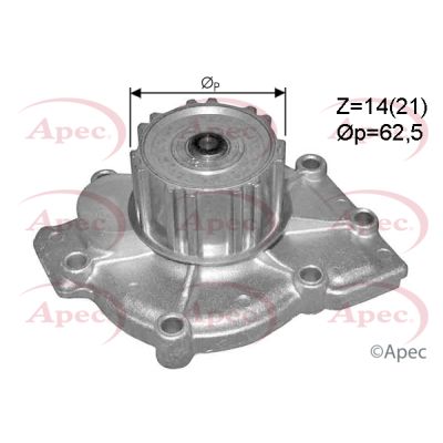 Apec AWP1466 Water Pump, engine cooling - 1