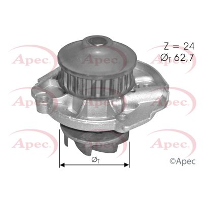 Apec AWP1497 Water Pump, engine cooling - 1