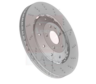 Apec Black DSK3285B Brake Disc - 1