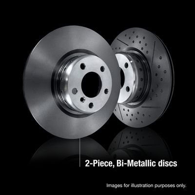 Apec Black DSK3352B Brake Disc - 2