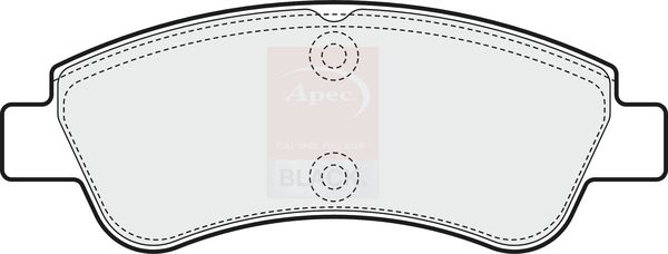 Apec Black PAD1546B Brake Pad Set, disc brake - 1