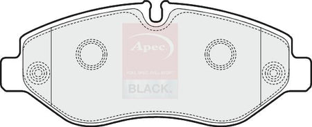 Apec Black PAD1597B Brake Pad Set, disc brake - 1
