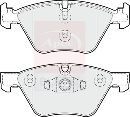 Apec Black PAD1699B Brake Pad Set, disc brake - 1