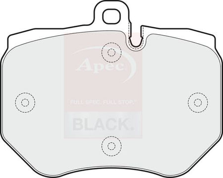 Apec Black PAD1720B Brake Pad Set, disc brake - 1