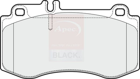 Apec Black PAD1735B Brake Pad Set, disc brake - 1