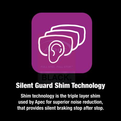 Apec Black PAD1739B Brake Pad Set, disc brake - 3