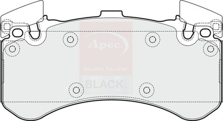 Apec Black PAD1805B Brake Pad Set, disc brake - 1