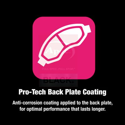 Apec Black PAD1805B Brake Pad Set, disc brake - 2