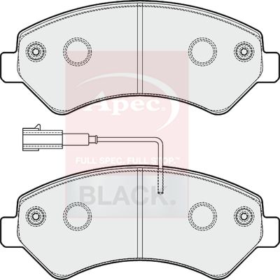 Apec Black PAD1859B Brake Pad Set, disc brake - 1