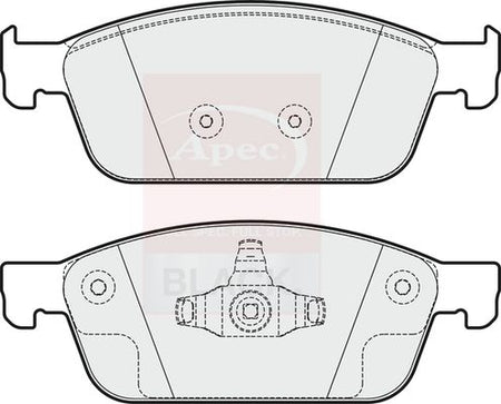 Apec Black PAD1949B Brake Pad Set, disc brake - 1