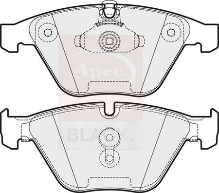Apec Black PAD1991B Brake Pad Set, disc brake - 1
