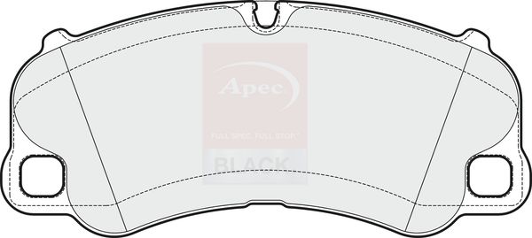 Apec Black PAD2018B Brake Pad Set, disc brake - 1