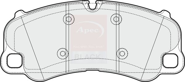 Apec Black PAD2019B Brake Pad Set, disc brake - 1