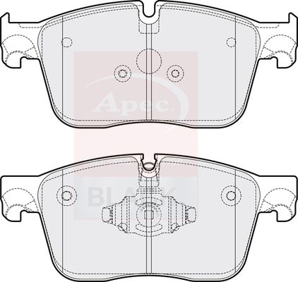 Apec Black PAD2113B Brake Pad Set, disc brake - 1