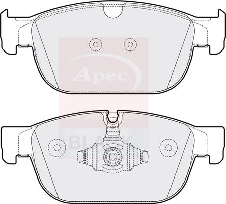 Apec Black PAD2130B Brake Pad Set, disc brake - 1