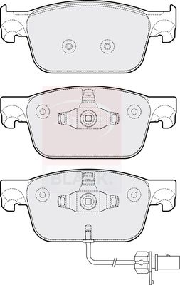 Apec Black PAD2150B Brake Pad Set, disc brake - 1