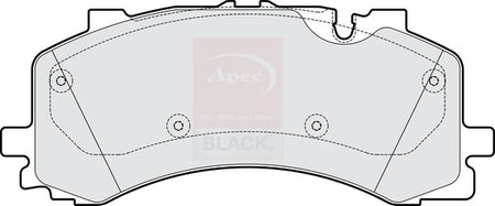Apec Black PAD2167B Brake Pad Set, disc brake - 1
