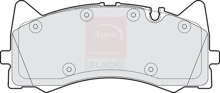Apec Black PAD2176B Brake Pad Set, disc brake - 1