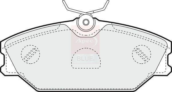 Apec Blue PD3003 Brake Pad Set, disc brake - 1
