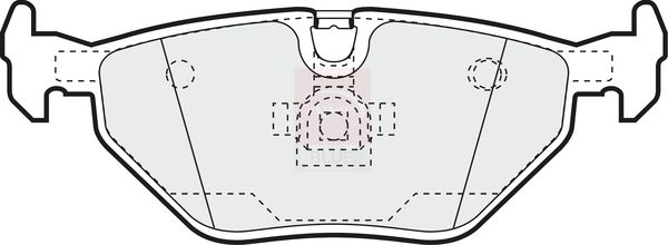 Apec Blue PD3008 Brake Pad Set, disc brake - 1