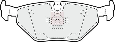 Apec Blue PD3008 Brake Pad Set, disc brake - 1