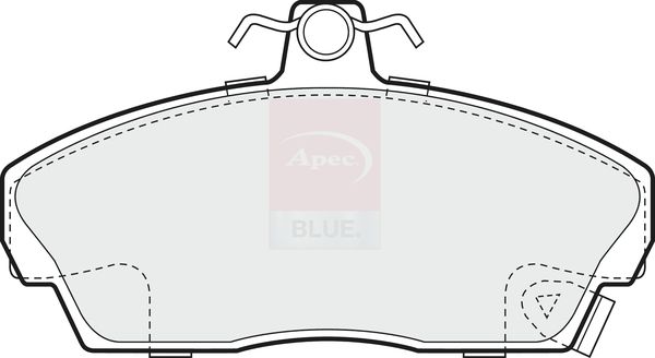 Apec Blue PD3011 Brake Pad Set, disc brake - 1