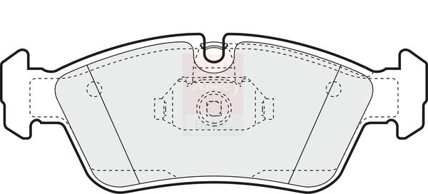 Apec Blue PD3013 Brake Pad Set, disc brake - 1