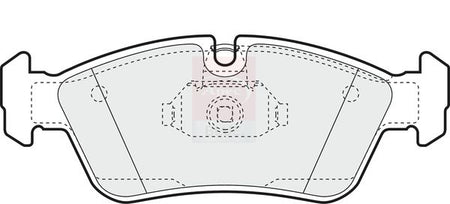 Apec Blue PD3013 Brake Pad Set, disc brake - 1