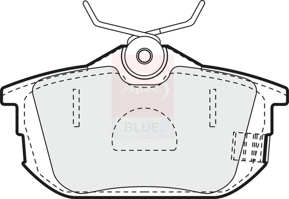 Apec Blue PD3027 Brake Pad Set, disc brake - 1