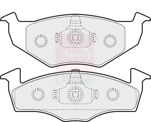 Apec Blue PD3028 Brake Pad Set, disc brake - 2