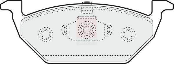 Apec Blue PD3030 Brake Pad Set, disc brake - 1