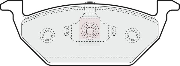 Apec Blue PD3030 Brake Pad Set, disc brake - 2