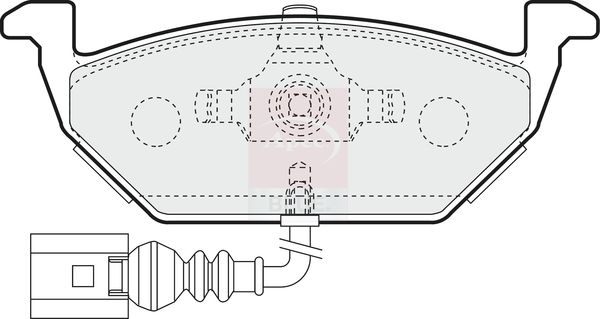 Apec Blue PD3031 Brake Pad Set, disc brake - 2