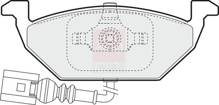 Apec Blue PD3031 Brake Pad Set, disc brake - 3