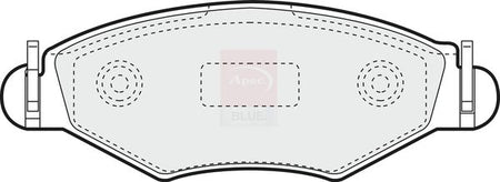 Apec Blue PD3033 Brake Pad Set, disc brake - 1