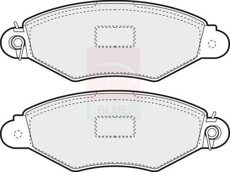 Apec Blue PD3035 Brake Pad Set, disc brake - 1