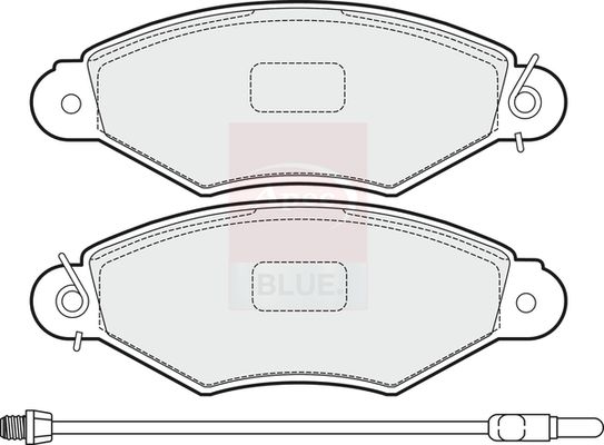 Apec Blue PD3035 Brake Pad Set, disc brake - 3