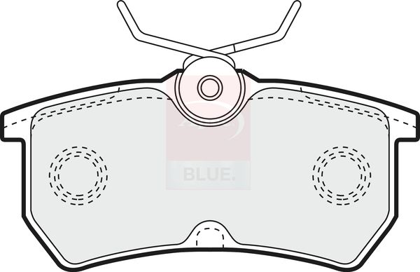 Apec Blue PD3040 Brake Pad Set, disc brake - 1