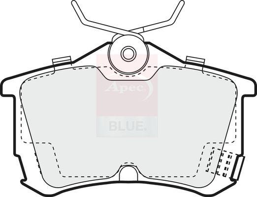 Apec Blue PD3041 Brake Pad Set, disc brake - 1