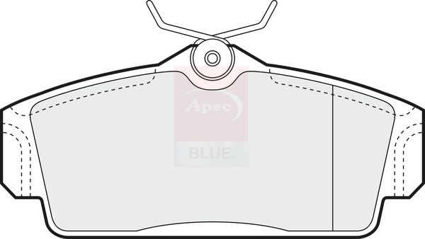Apec Blue PD3042 Brake Pad Set, disc brake - 2