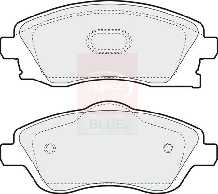 Apec Blue PD3052 Brake Pad Set, disc brake - 1
