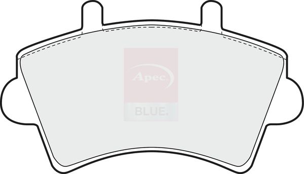 Apec Blue PD3055 Brake Pad Set, disc brake - 1