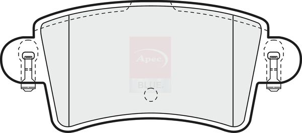 Apec Blue PD3057 Brake Pad Set, disc brake - 1