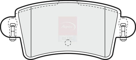 Apec Blue PD3057 Brake Pad Set, disc brake - 1