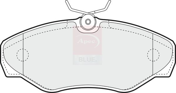 Apec Blue PD3058 Brake Pad Set, disc brake - 1