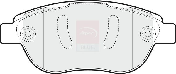Apec Blue PD3060 Brake Pad Set, disc brake - 1