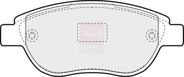 Apec Blue PD3060 Brake Pad Set, disc brake - 2