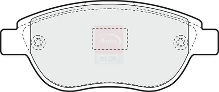 Apec Blue PD3060 Brake Pad Set, disc brake - 2