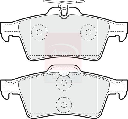 Apec Blue PD3061 Brake Pad Set, disc brake - 1